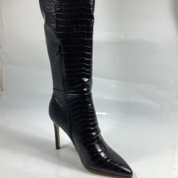 Madden Girl Women’s Chantelle Croco-Embossed Dress Boots - Picture 1 of 6